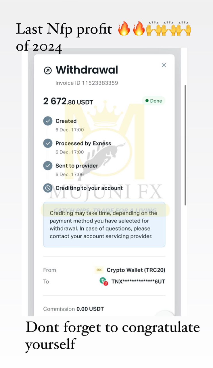 Winning Trade Result 15